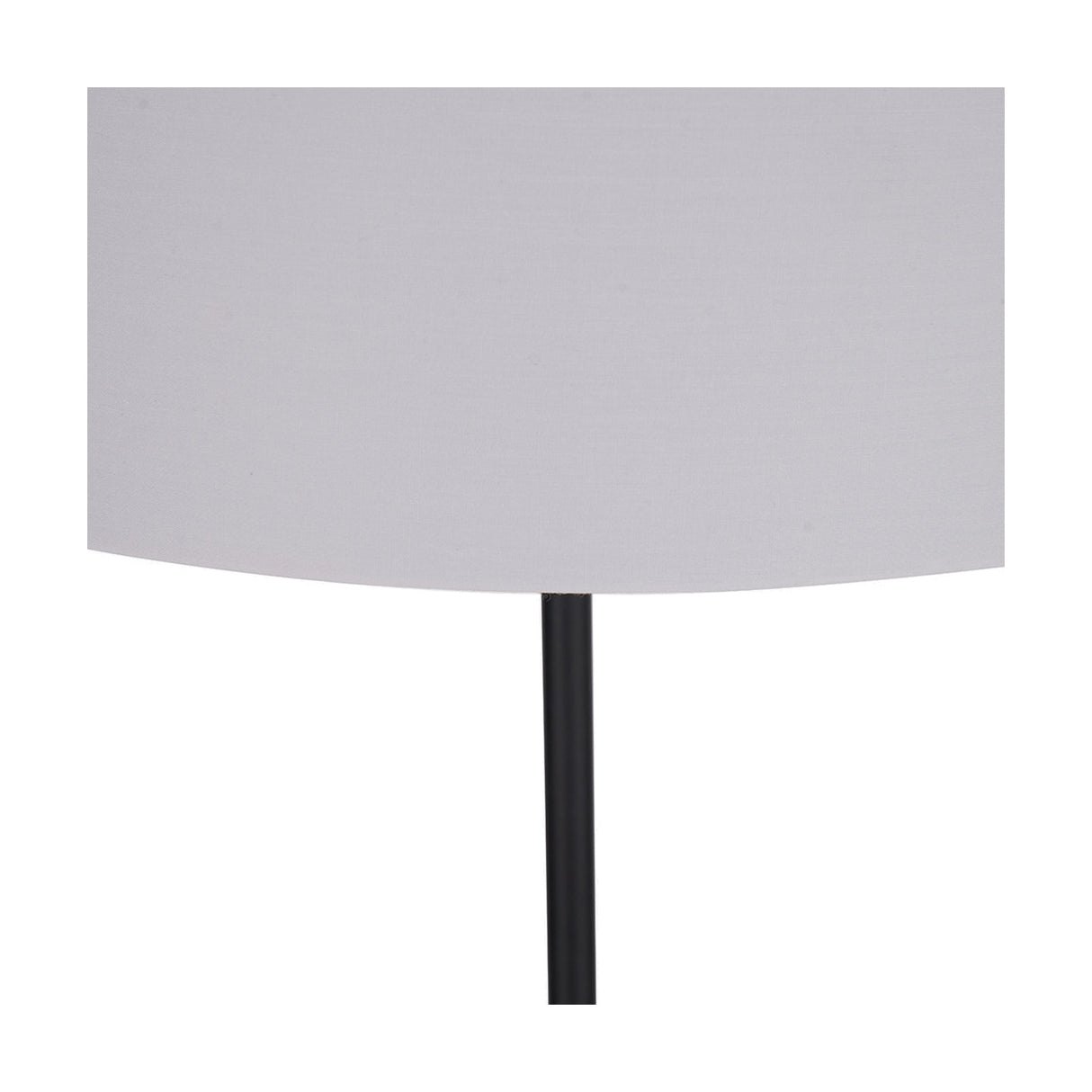 Elin Matt Black & Ivory Floor Lamp - 160cm