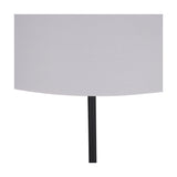 Elin Matt Black & Ivory Floor Lamp - 160cm