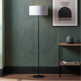 Elin Matt Black & Ivory Floor Lamp - 160cm