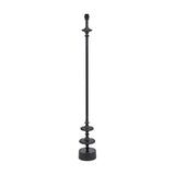 Emilio Matt Black Candlestick Floor Lamp Base - 147cm