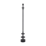 Emilio Matt Black Candlestick Floor Lamp Base - 147cm