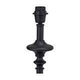Emilio Matt Black Candlestick Floor Lamp Base - 147cm