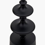 Emilio Matt Black Candlestick Floor Lamp Base - 147cm
