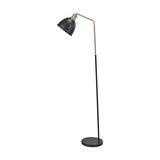 Augusto Black & Gold Task Floor Lamp - 170cm