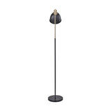 Augusto Black & Gold Task Floor Lamp - 170cm