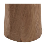 Esha Conical Wood Floor Lamp with Pistachio Green Linen Shade - 154cm