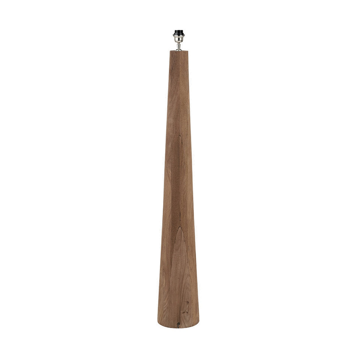 Esha Conical Wood Floor Lamp Base - 140cm