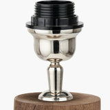 Esha Conical Wood Floor Lamp Base - 140cm
