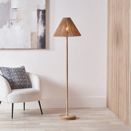 Leif Jute Rope Floor Lamp - 151cm