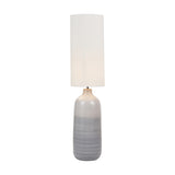 Venus Blue & Grey Ombre Ceramic Floor Lamp - 122cm