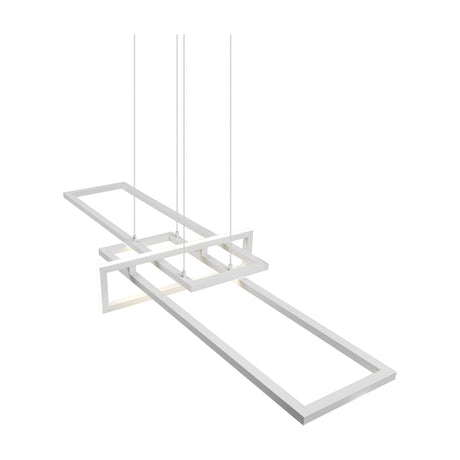 Salinas 3 Light 110cm LED Chandelier – Matt White
