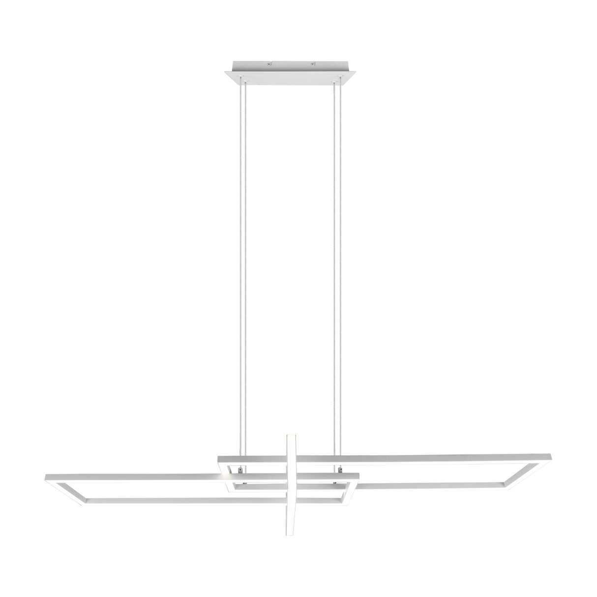 Salinas 3 Light 110cm LED Chandelier – Matt White