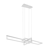 Salinas 3 Light 110cm LED Chandelier – Matt White