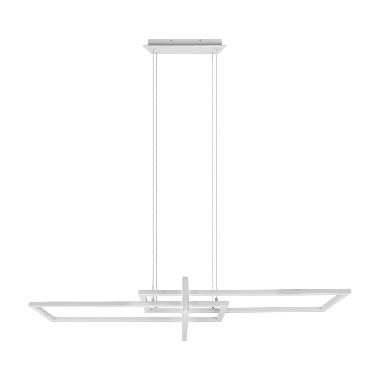 Salinas 3 Light 110cm LED Chandelier – Matt White