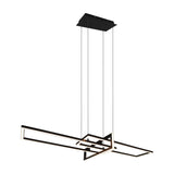 Salinas 3 Light 110cm LED Chandelier – Matt Black