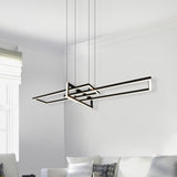 Salinas 3 Light 110cm LED Chandelier – Matt Black