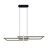 Salinas 3 Light 110cm LED Chandelier – Matt Black