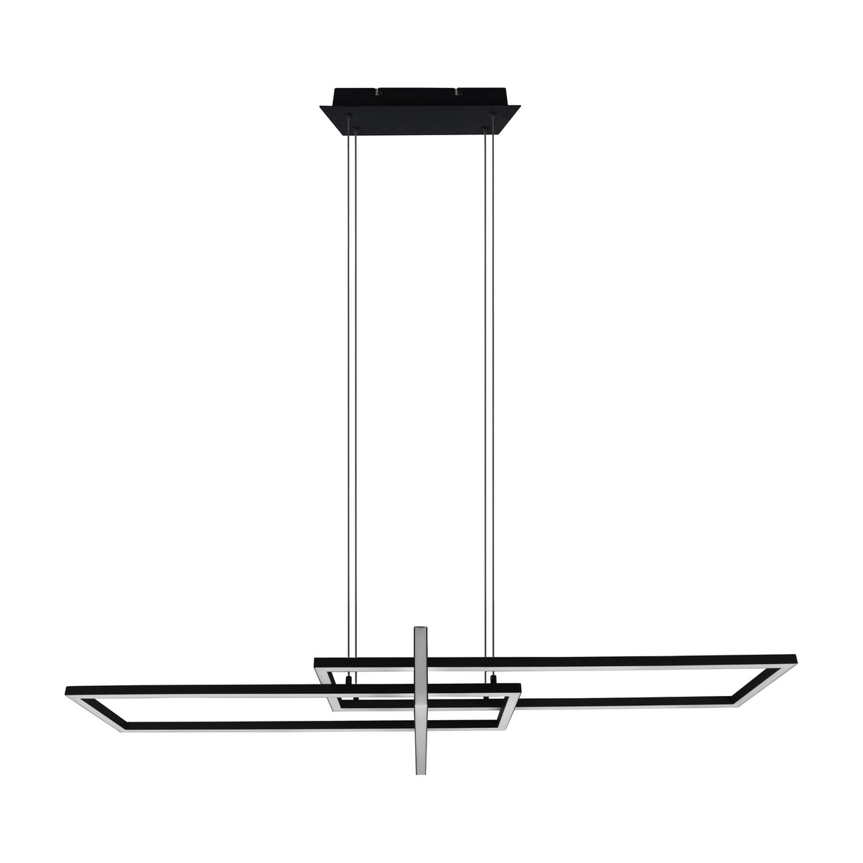 Salinas 3 Light 110cm LED Chandelier – Matt Black