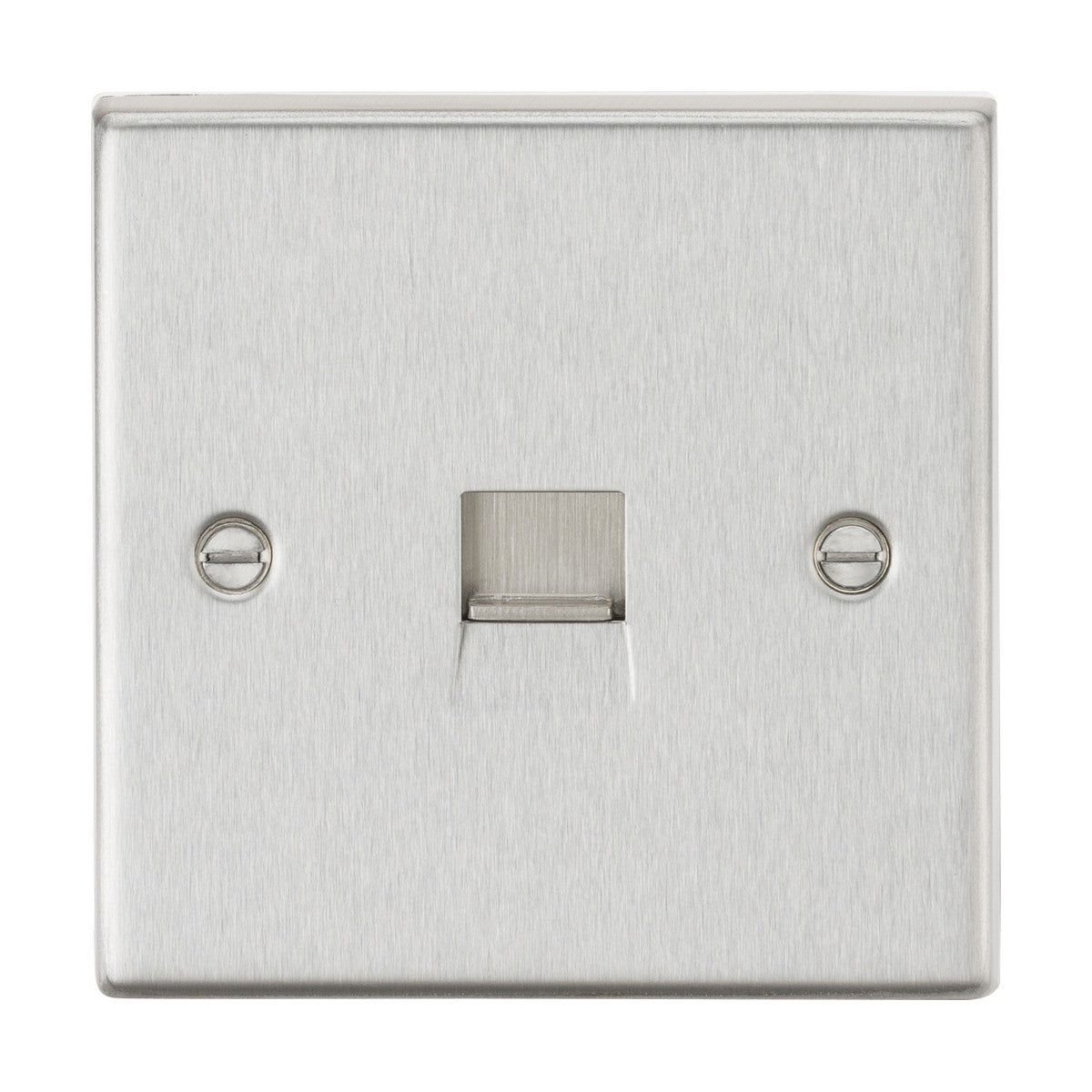 Telephone Master Outlet - Brushed Chrome
