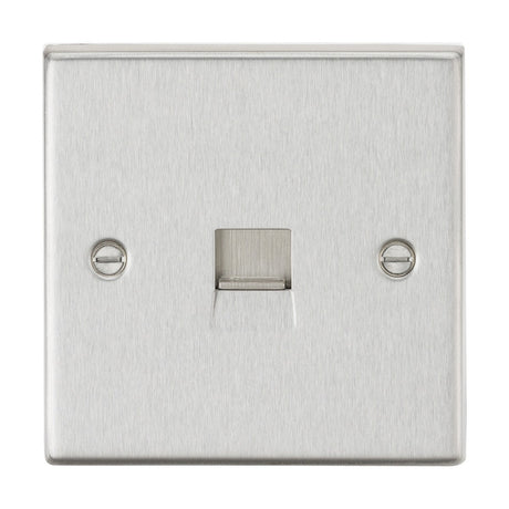 Telephone Master Outlet - Brushed Chrome