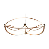 Charivari LED Ring Chandelier – Satin Brass