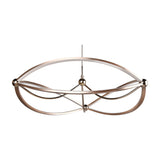 Charivari LED Ring Chandelier – Satin Brass