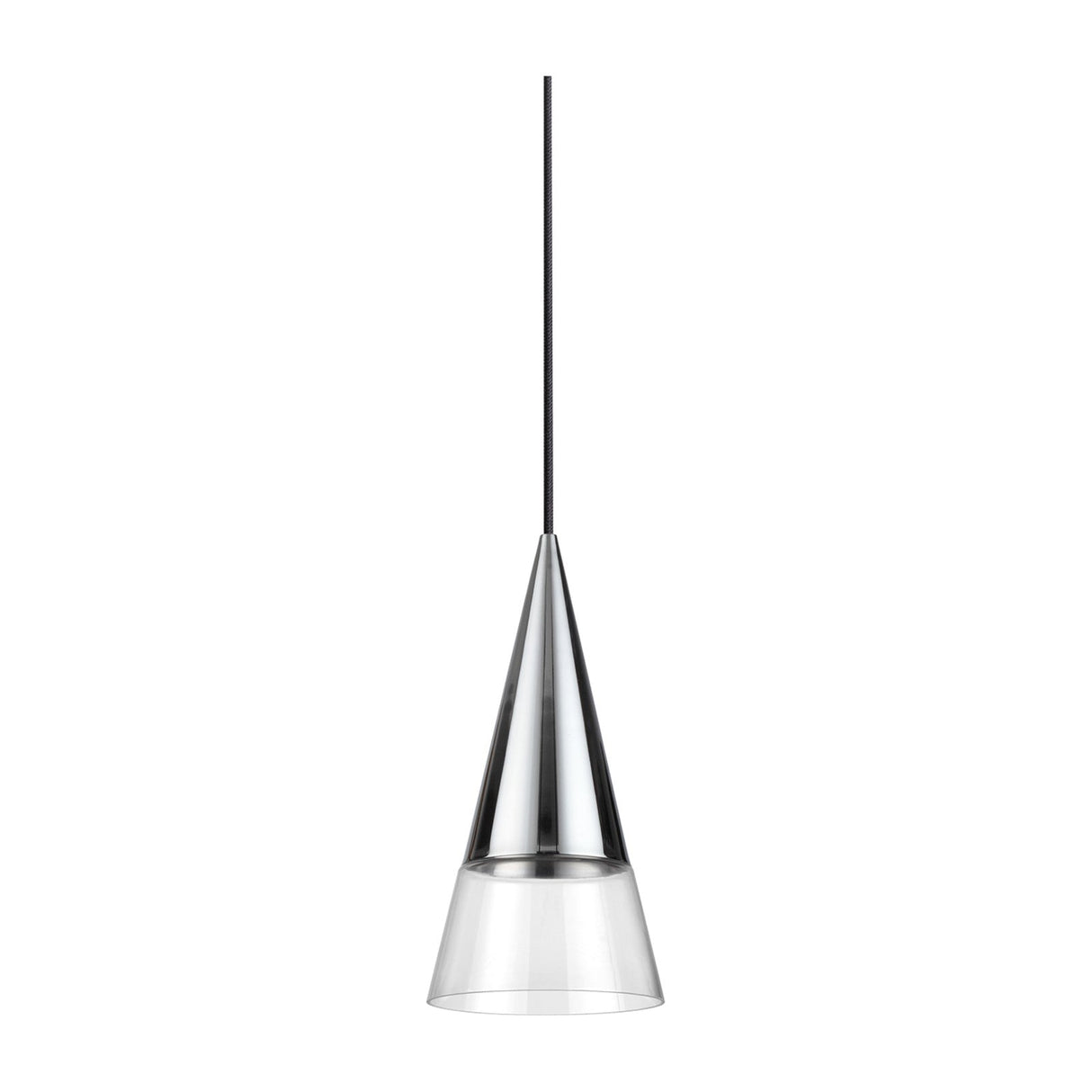 Cono Pendant Light - Chrome
