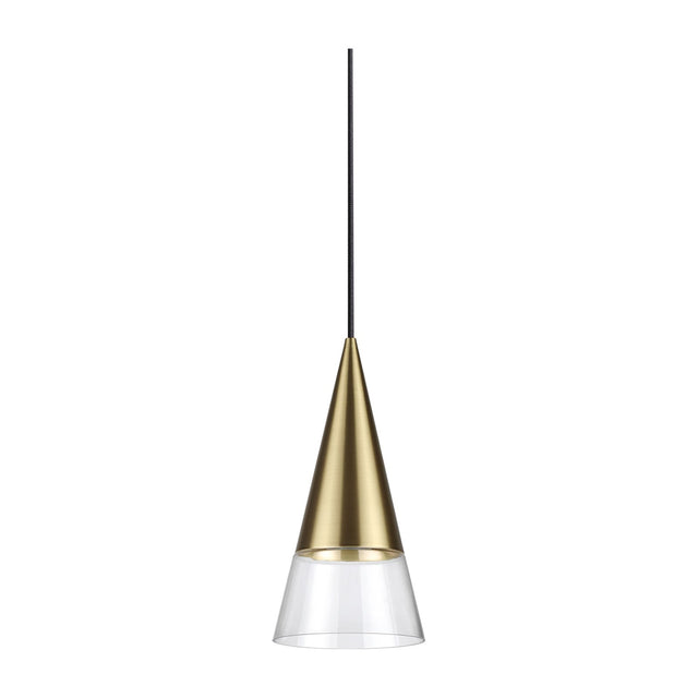 Cono Pendant Light - Brass