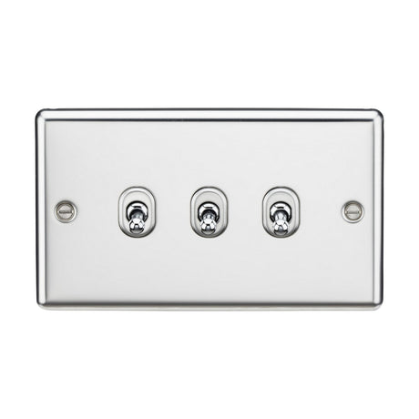 10AX 3G 2-way Toggle Switch - Polished Chrome
