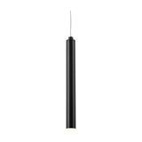 Tubular 11 Light LED Linear Chandelier – Matt Black