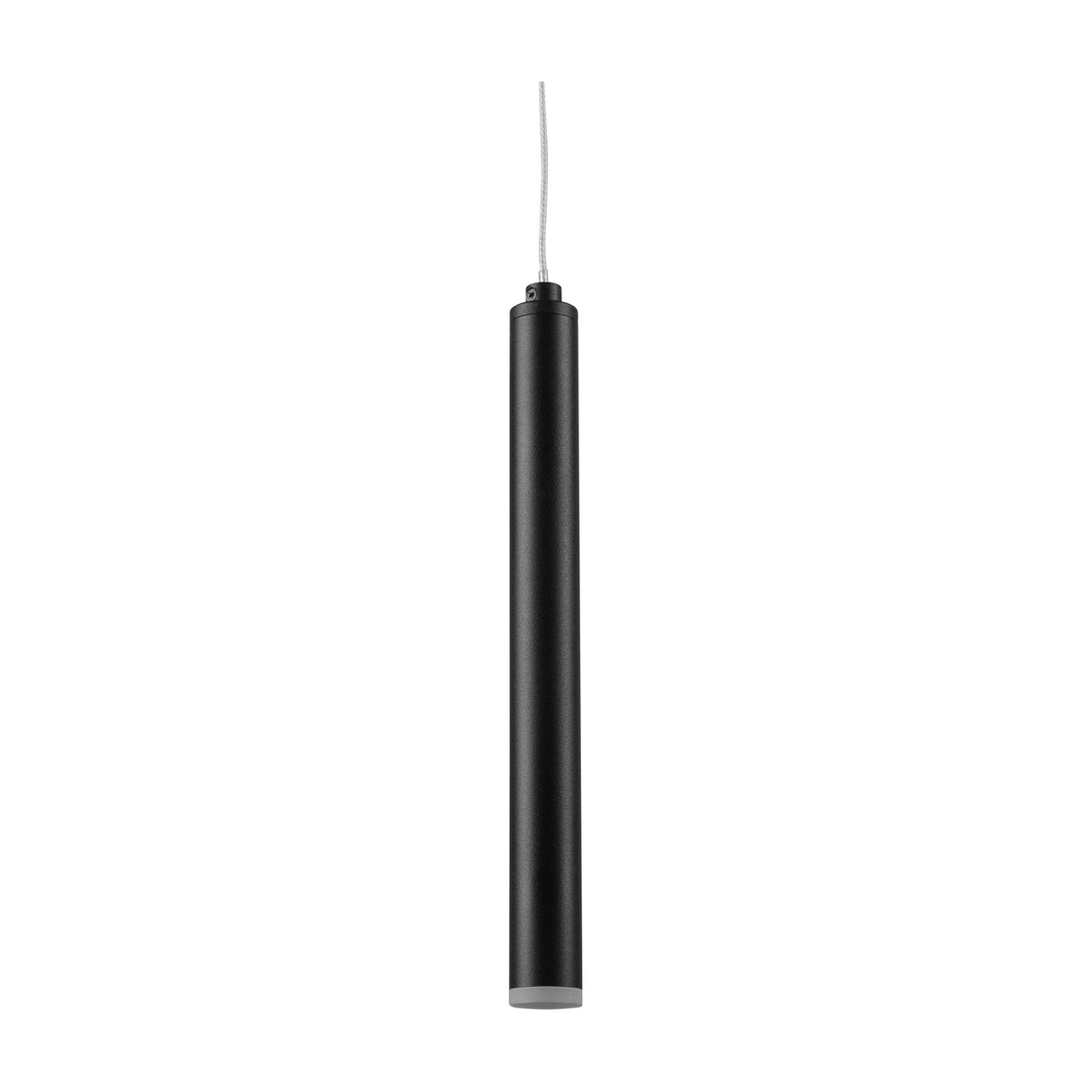 Tubular 11 Light LED Chandelier – Matt Black