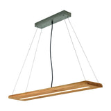Brad LED Wooden Pendant – Wood