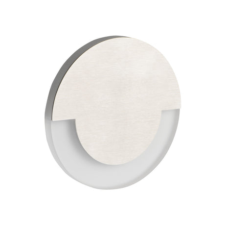 Sola 0.8W Recessed LED Step Light Cool White - Steel