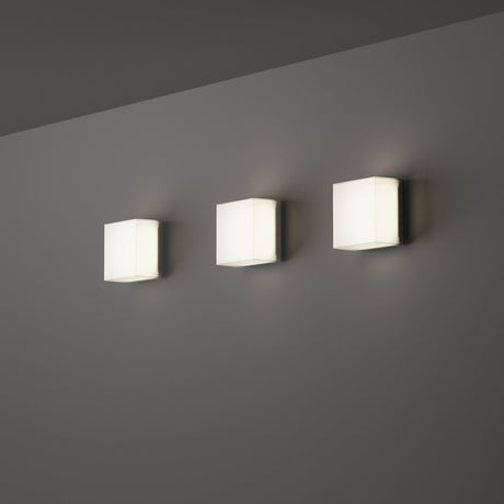 Snow Outdoor Wall Light 3000K - White in situ