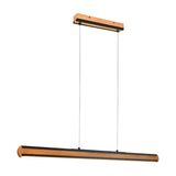 Deacon LED Up Down Wooden Pendant – Natural