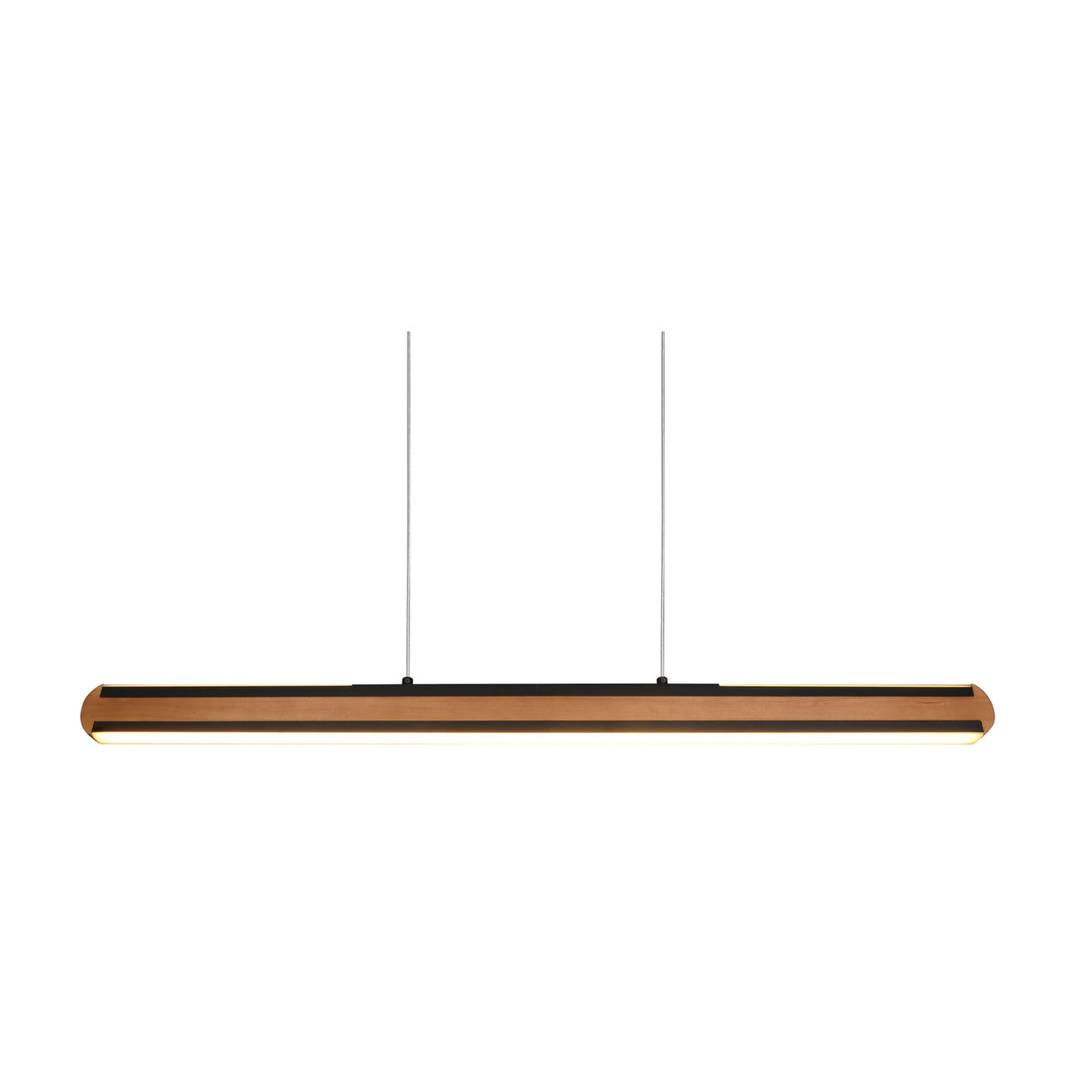 Deacon LED Up Down Wooden Pendant – Natural