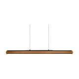 Deacon LED Up Down Wooden Pendant – Natural