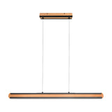 Deacon LED Up Down Wooden Pendant – Natural