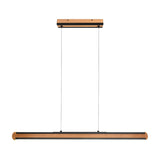 Deacon LED Up Down Wooden Pendant – Natural