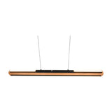 Deacon LED Up Down Wooden Pendant – Natural