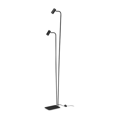 Ginger Floor Lamp 2 Light - Black
