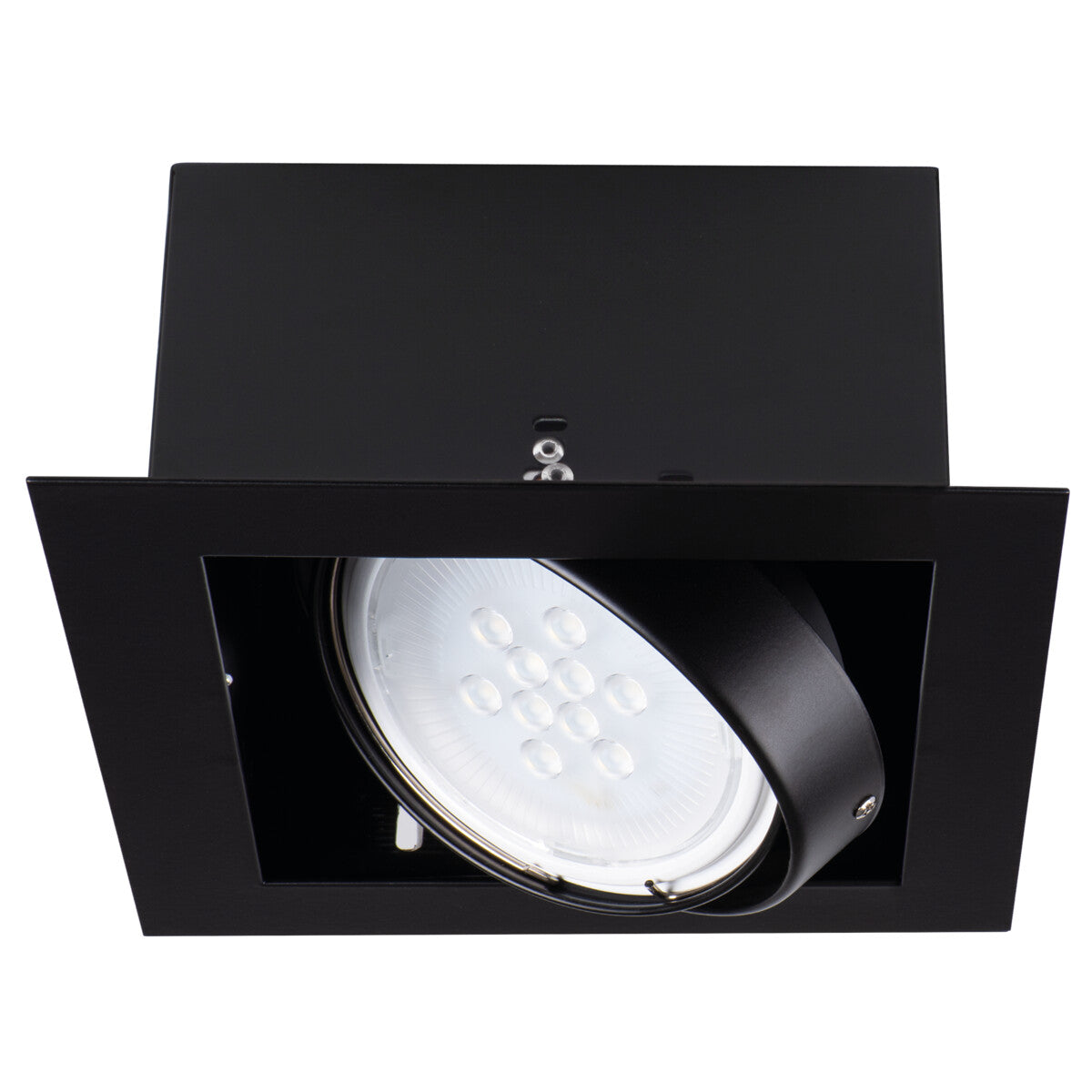 Mateo ES 25W Square GU10 Recessed Downlight - Black