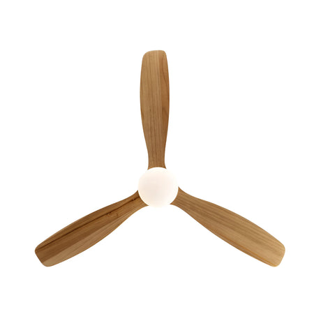 Siroco CCT Dimmable LED Wood Ceiling Fan Light - Light Brown