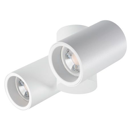 Blurro Twin GU10 Ceiling Light - White