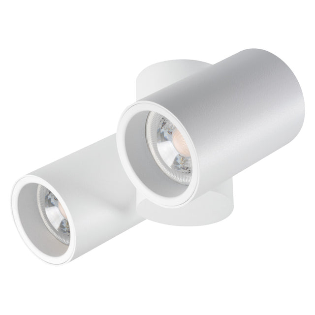 Blurro Twin GU10 Ceiling Light - White