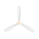 Siroco CCT Dimmable LED Wood Ceiling Fan Light - White