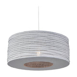 Patpong Grey Jute Non Elec Pendant Light - 50cm