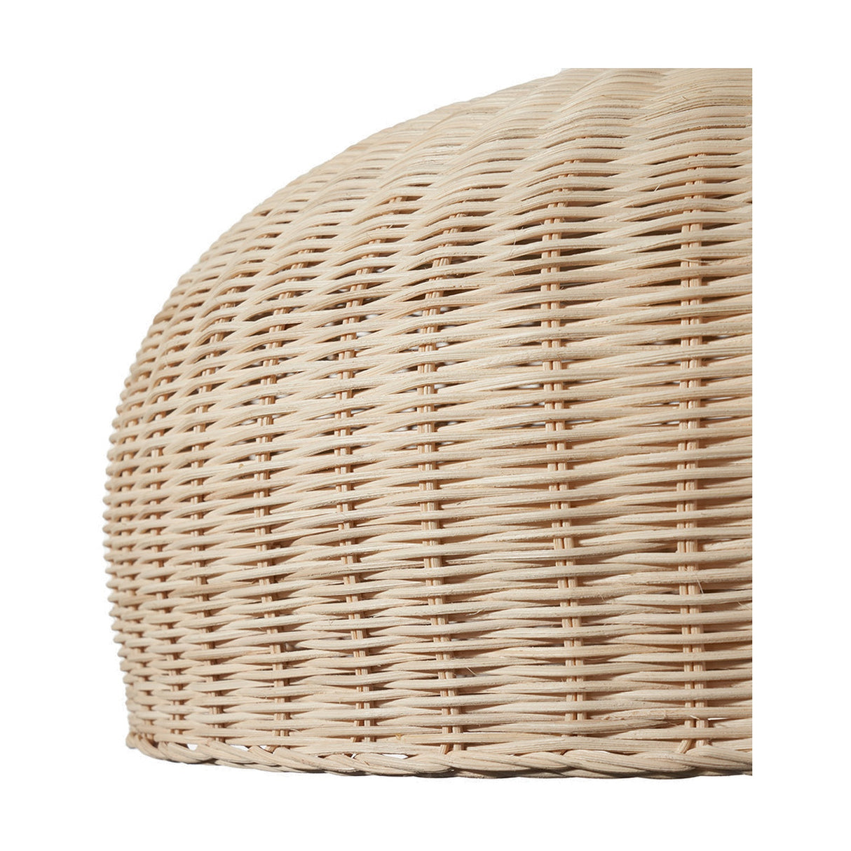 Caswell Rattan Dome Non Elec Pendant Light - 52cm