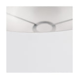 Elin Ivory Poly Cotton & Silver Lining Non Elec Pendant Light - 55cm