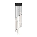 Baxter 25 Light LED Linear Chandelier – Matt Black